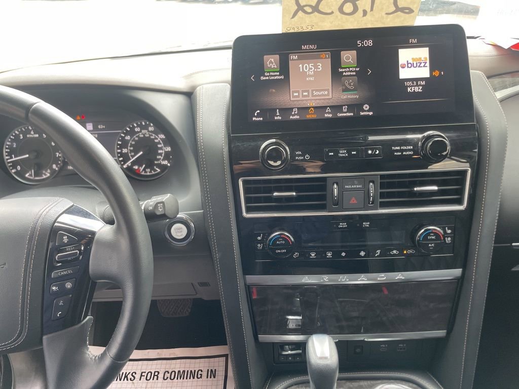 Used 2021 Nissan Armada Platinum w/ Captain's Chairs Package image 52