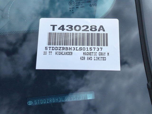 Certified 2020 Toyota Highlander Limited AWD/4WD image 20
