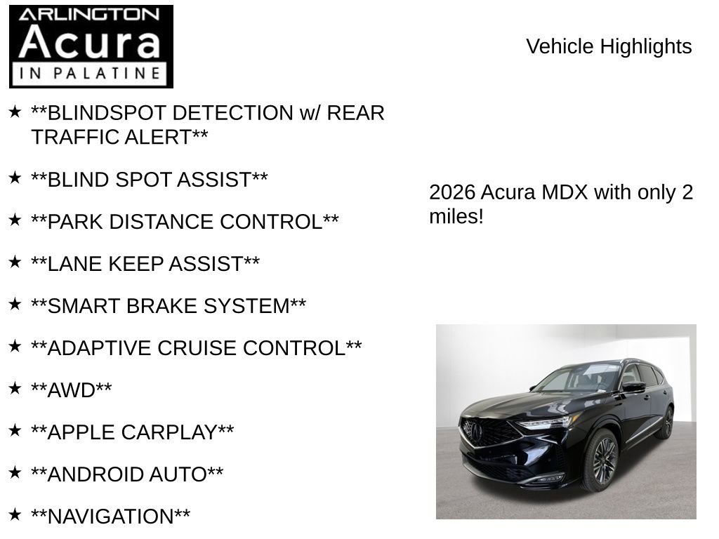 New 2026 Acura MDX w/ Advance Package image 7