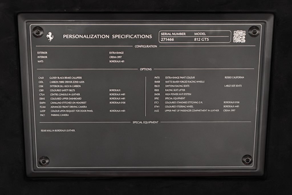Certified 2022 Ferrari 812 GTS RWD image 23