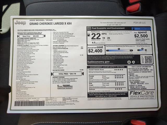 New 2025 Jeep Grand Cherokee Laredo X w/ Luxury Tech Group I image 17