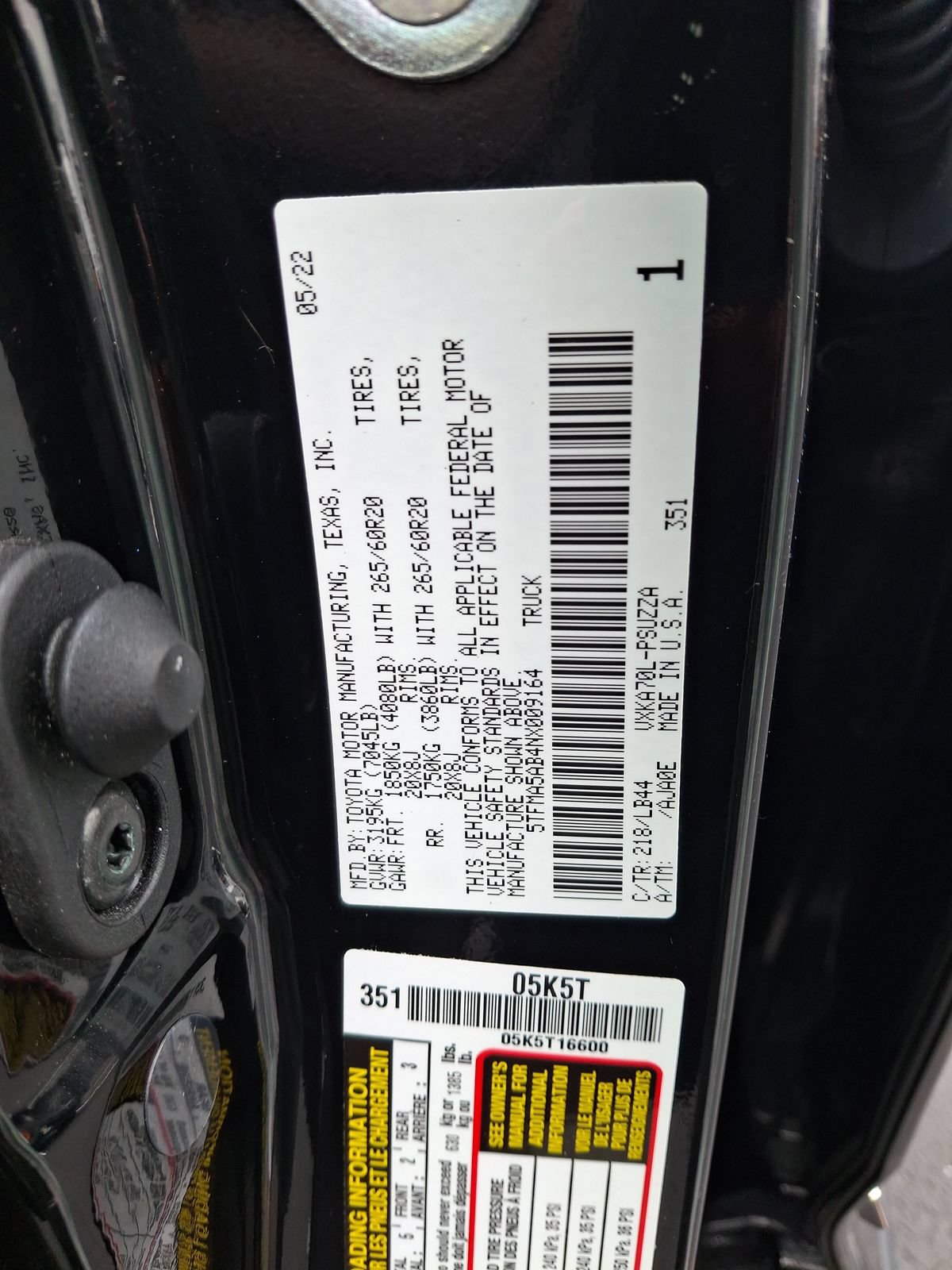 Used 2022 Toyota Tundra 1794 Edition RWD image 31