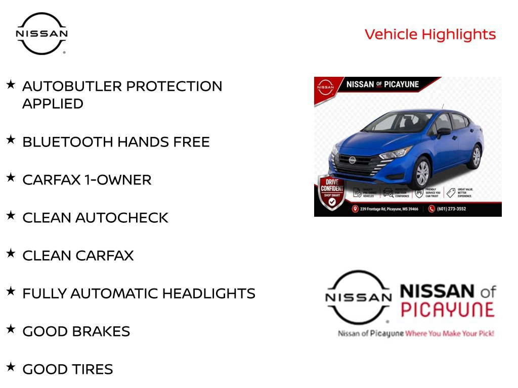 Certified 2023 Nissan Versa S w/ Trunk Package FWD image 11