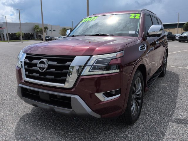 Used 2022 Nissan Armada Platinum w/ Captain's Chairs Package AWD/4WD image 8