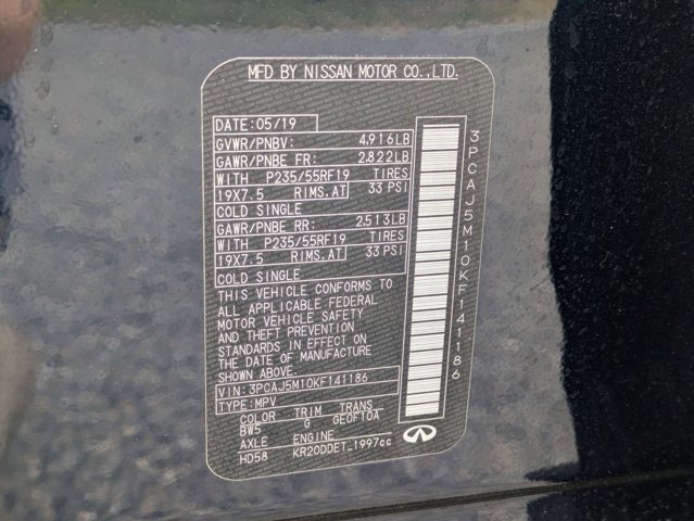 Used 2019 INFINITI QX50 Luxe w/ Navigation Package image 15