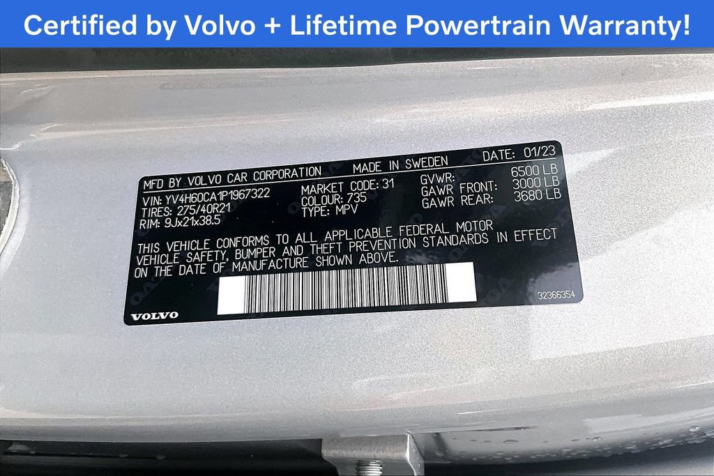 Used 2023 Volvo XC90 T8 Ultimate w/ Protection Package AWD/4WD image 47