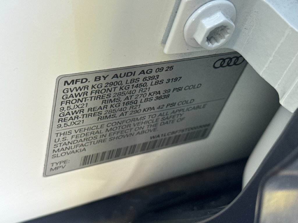 Certified 2026 Audi Q7 2.0T Premium Plus w/ Premium Plus Package AWD/4WD image 40
