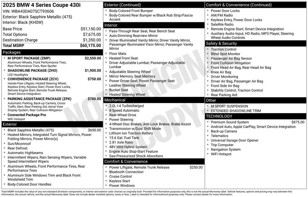 Used 2025 BMW 430i Coupe w/ M Sport Package image 12