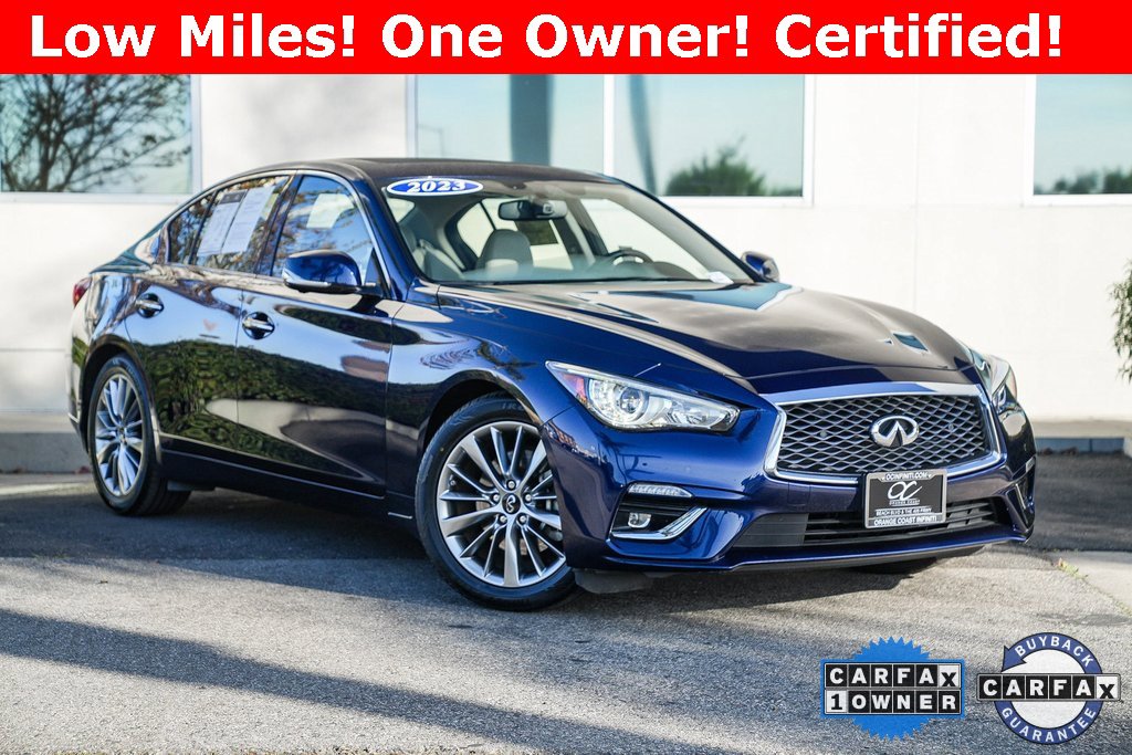 Certified 2023 INFINITI Q50 Luxe w/ Cargo Package image 1