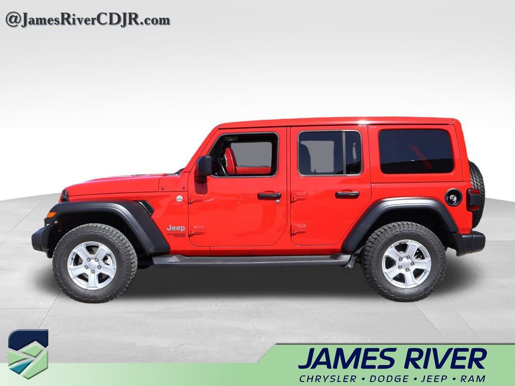Used 2021 Jeep Wrangler Unlimited Sport w/ Sun And Sound Package AWD/4WD image 2