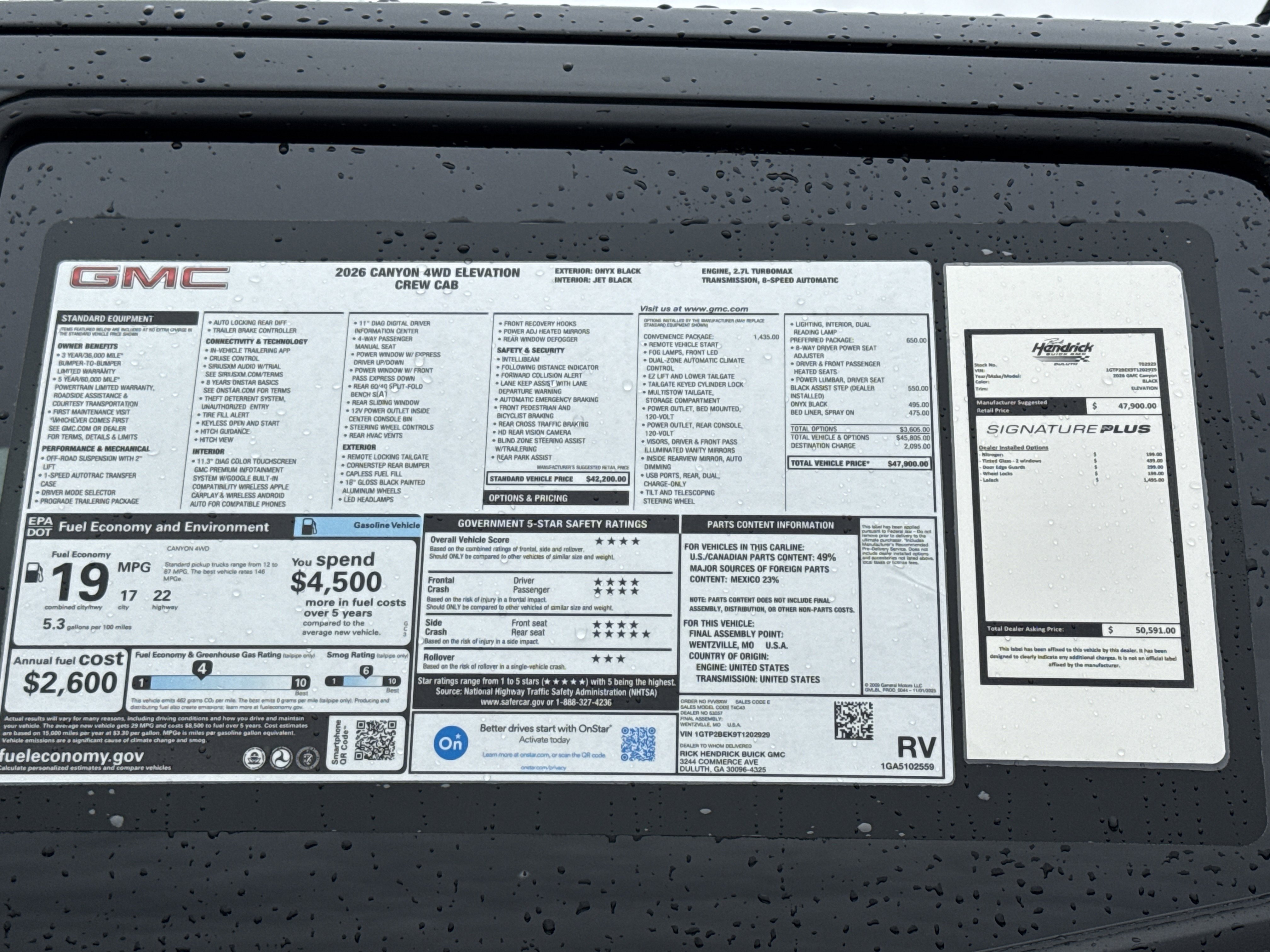 New 2026 GMC Canyon Elevation w/ Convenience Package image 34