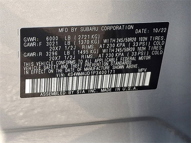 Used 2023 Subaru Ascent Limited w/ Technology Package image 28