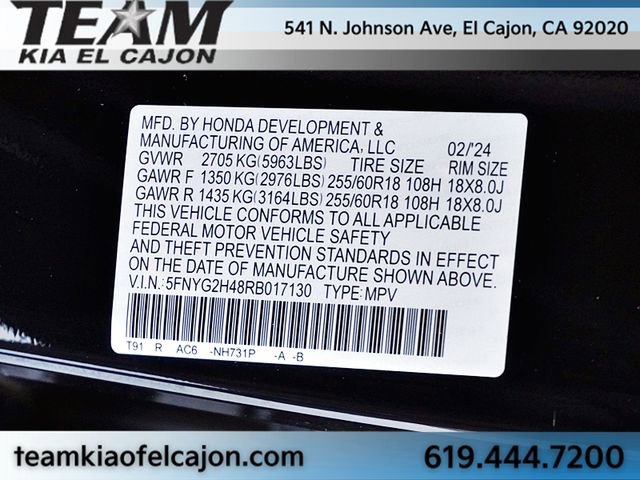 Used 2024 Honda Pilot EX-L image 33