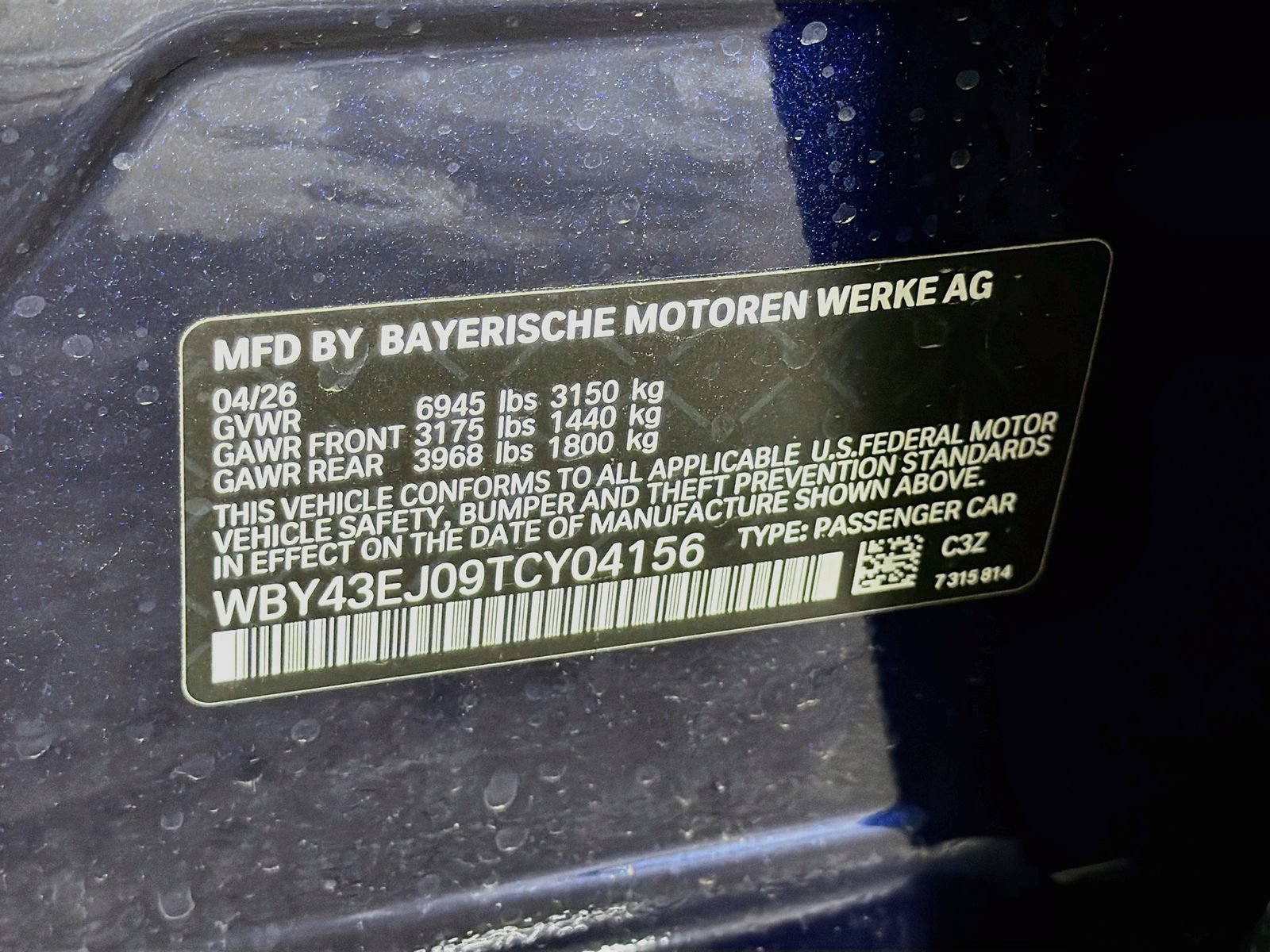 New 2026 BMW i7 xDrive60 w/ M Sport Package RWD image 33