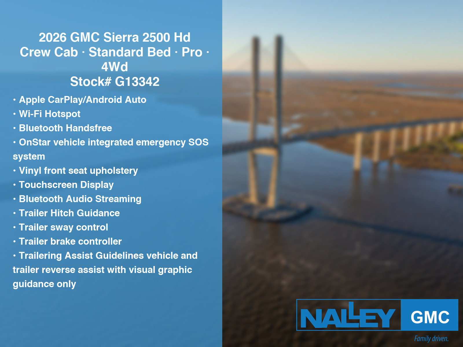 New 2026 GMC Sierra 2500 Pro w/ 1SA Pro Safety Plus Package AWD/4WD image 7
