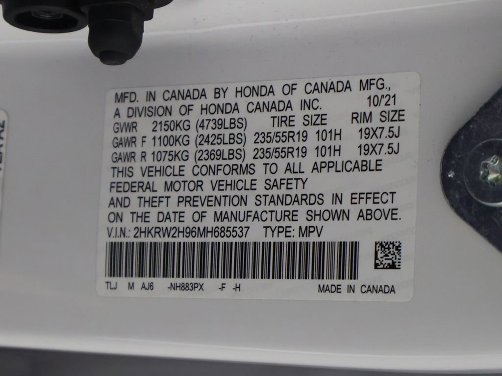 Used 2021 Honda CR-V Touring image 59