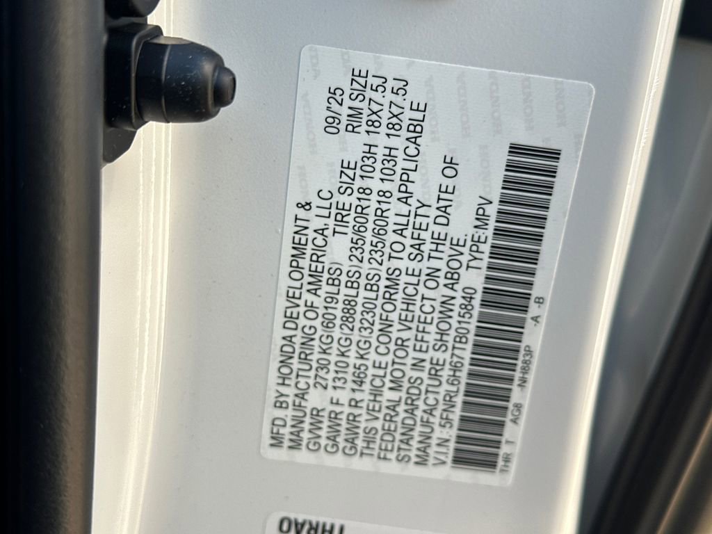 New 2026 Honda Odyssey EX-L image 36