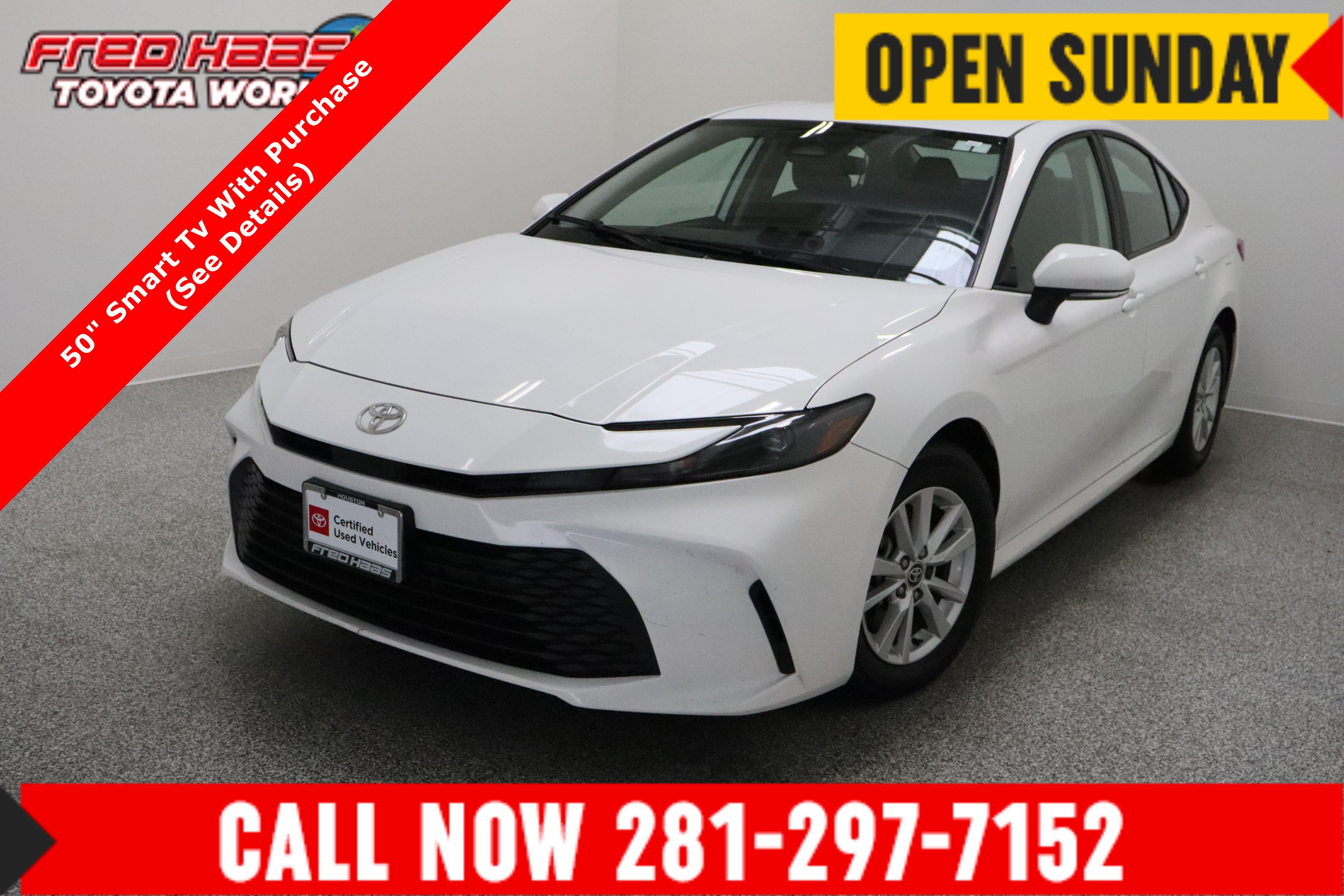 Certified 2025 Toyota Camry LE FWD image 1