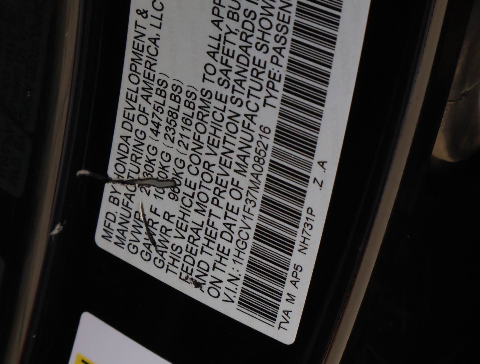 Used 2021 Honda Accord Sport image 19