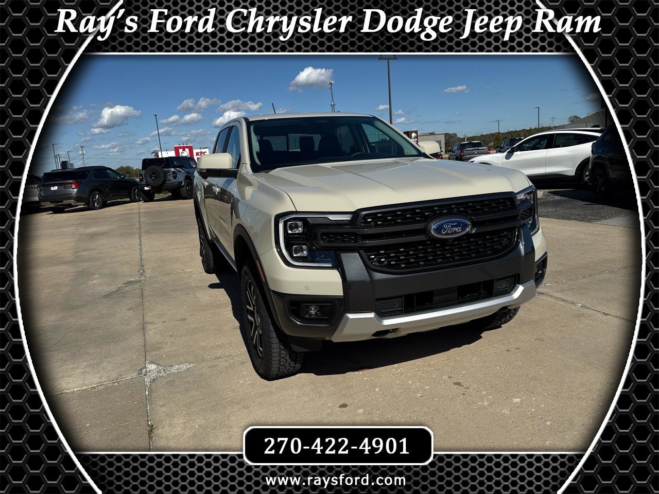 New 2025 Ford Ranger Lariat w/ FX4 Off-Road Package