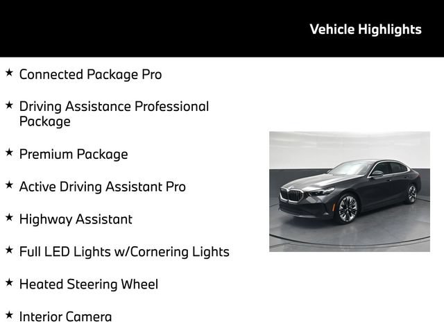 Certified 2025 BMW i5 eDrive40i w/ Premium Package RWD image 5