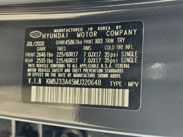 Used 2021 Hyundai Tucson Value w/ Cargo Package FWD image 39