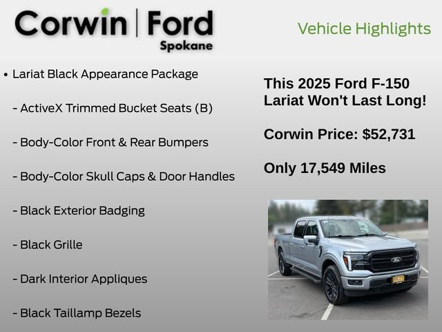 Certified 2025 Ford F150 Lariat AWD/4WD image 7