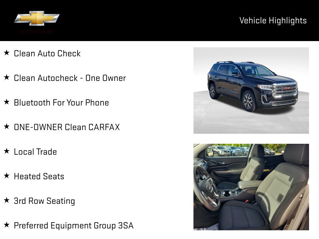 Used 2023 GMC Acadia SLE w/ Driver Convenience Package FWD image 19