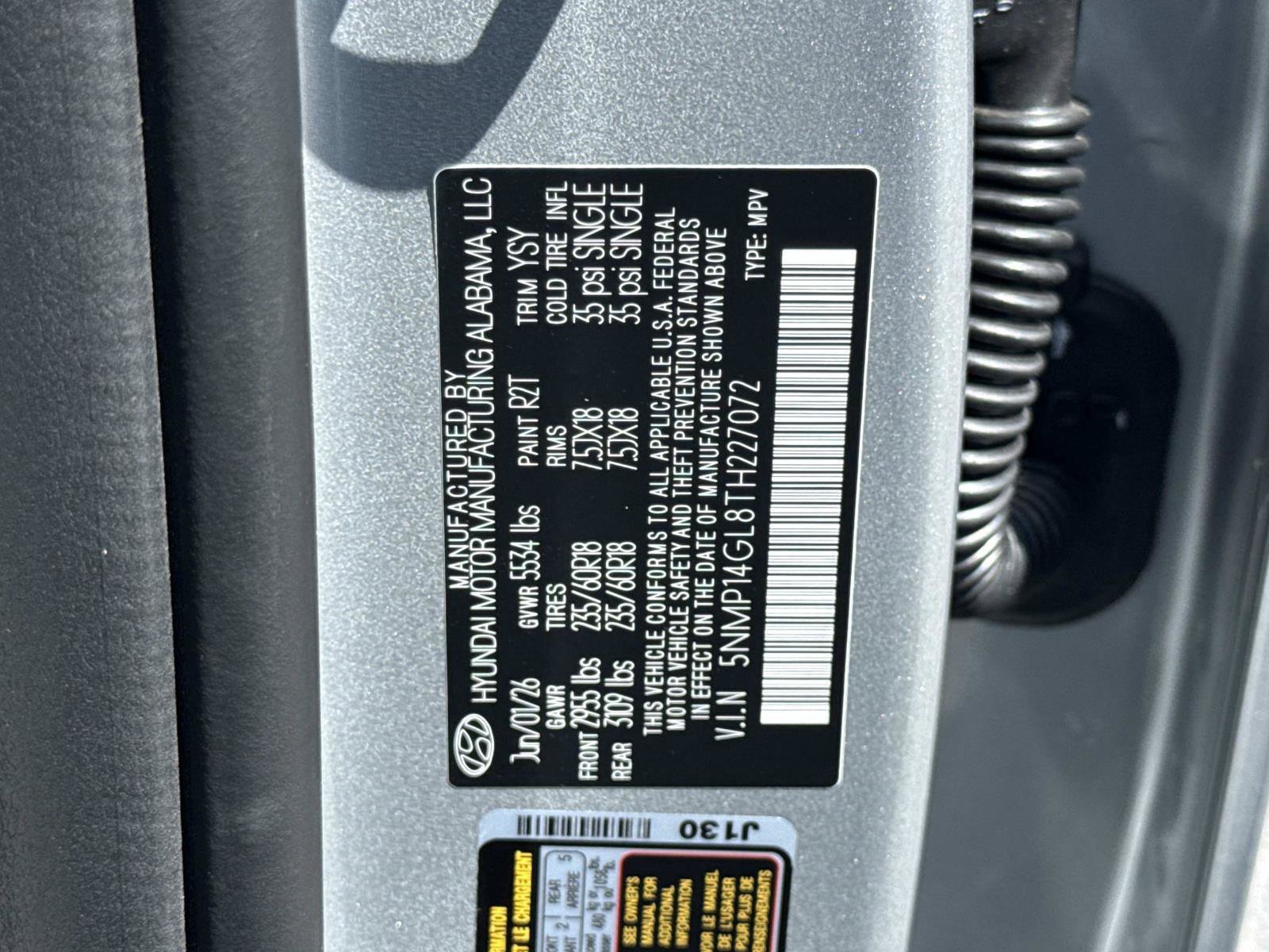 New 2026 Hyundai Santa Fe SE FWD image 18