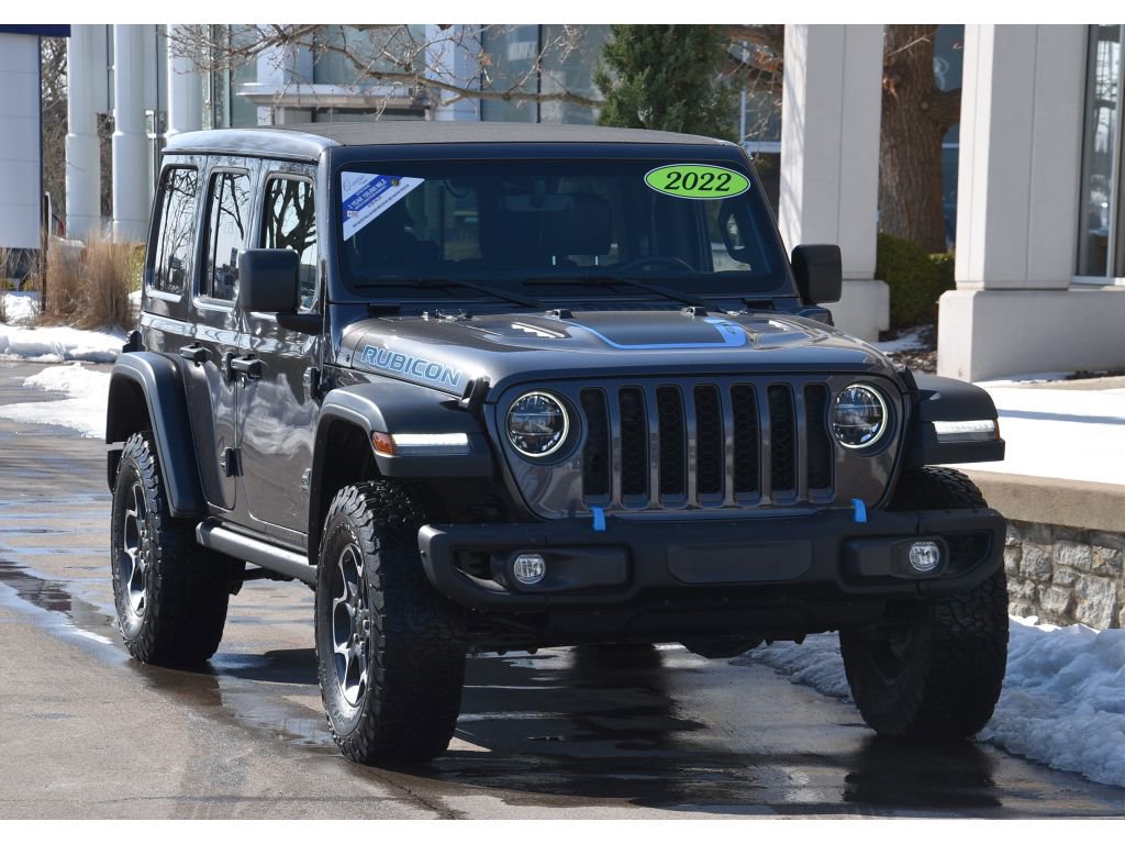 Used 2022 Jeep Wrangler Unlimited Rubicon 4xe w/ Steel Bumper Group image 2