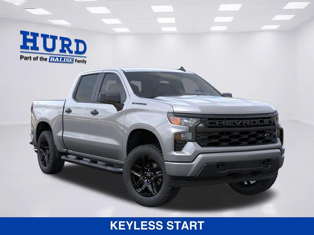 New 2026 Chevrolet Silverado 1500 Custom w/ Turbomax Blackout Package AWD/4WD image 13