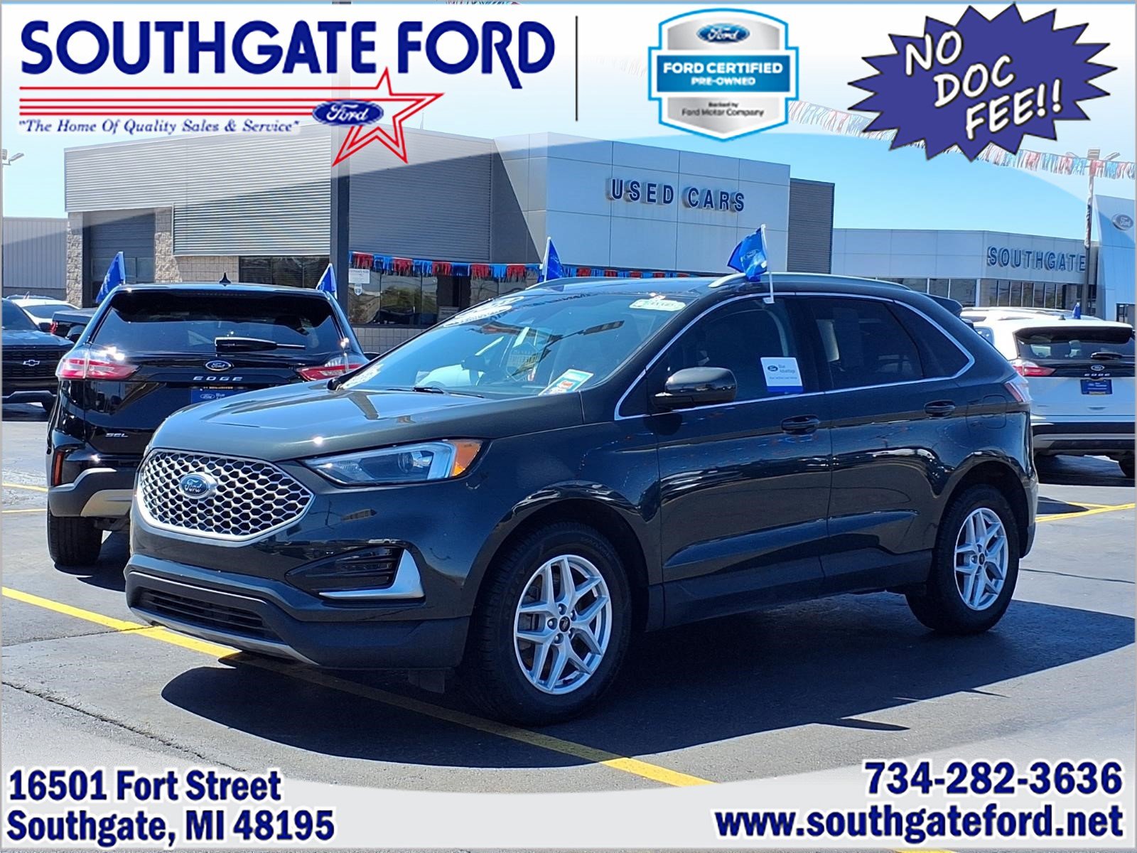 Certified 2023 Ford Edge SEL