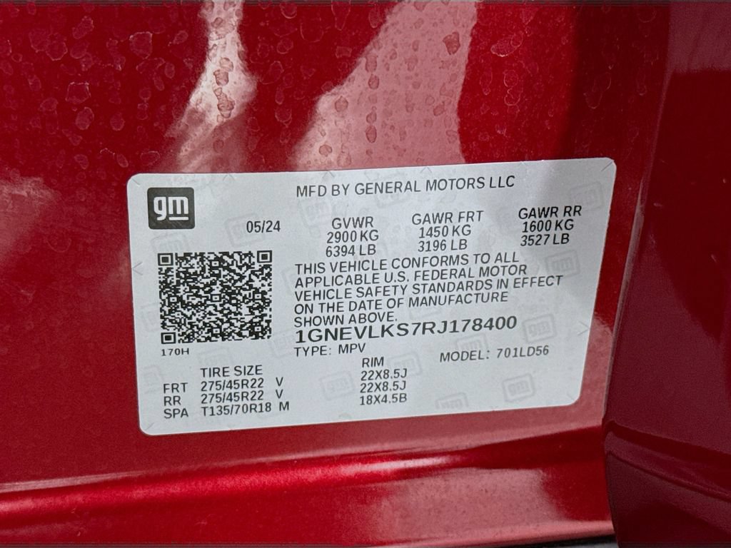 Used 2024 Chevrolet Traverse RS AWD/4WD image 35
