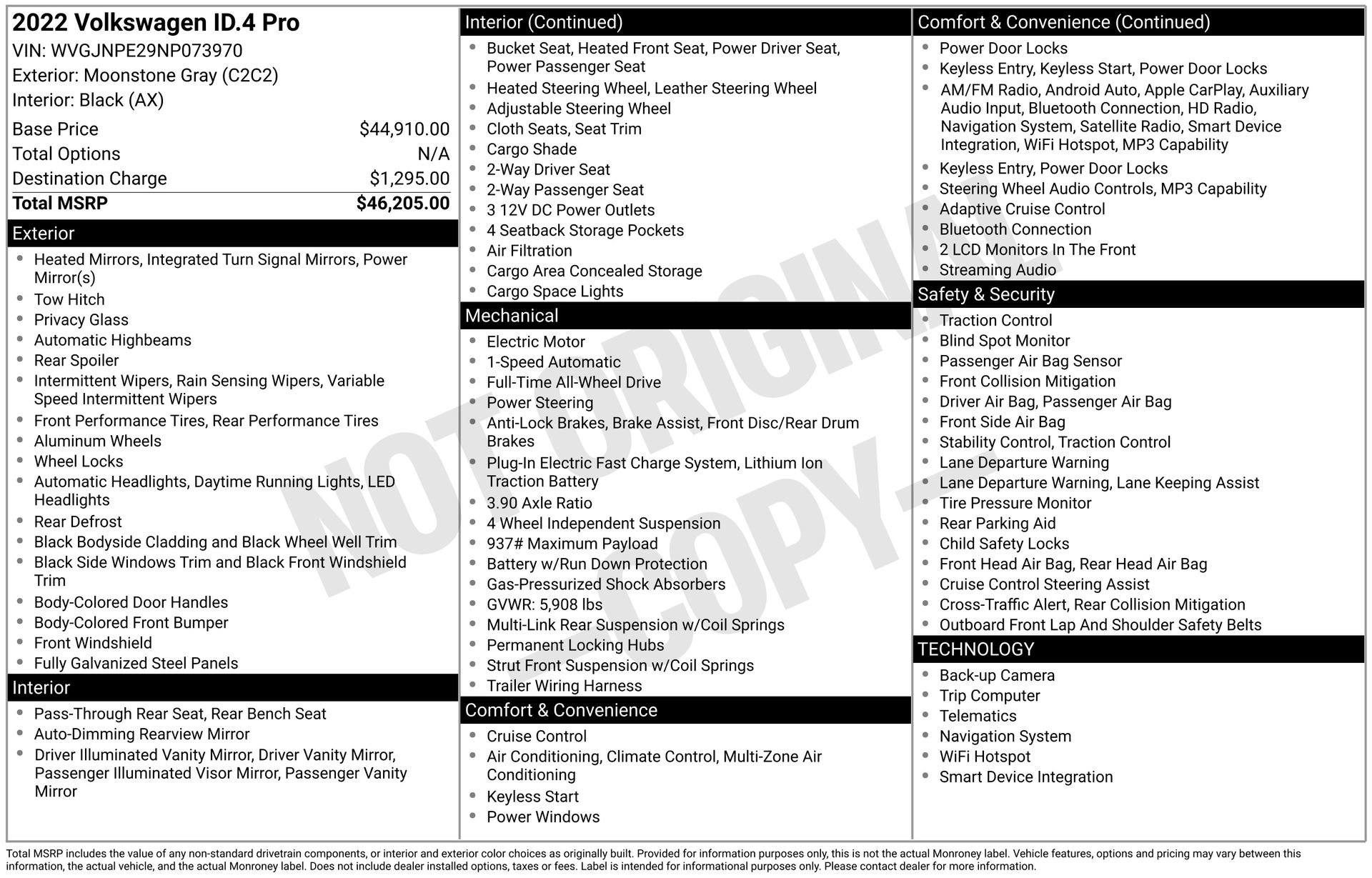 Used 2022 Volkswagen ID.4 Pro image 3