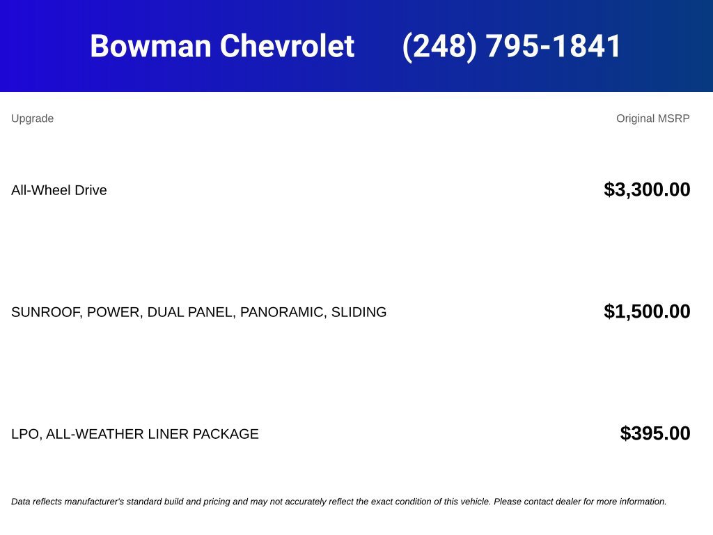 New 2026 Chevrolet Equinox EV LT AWD/4WD image 5