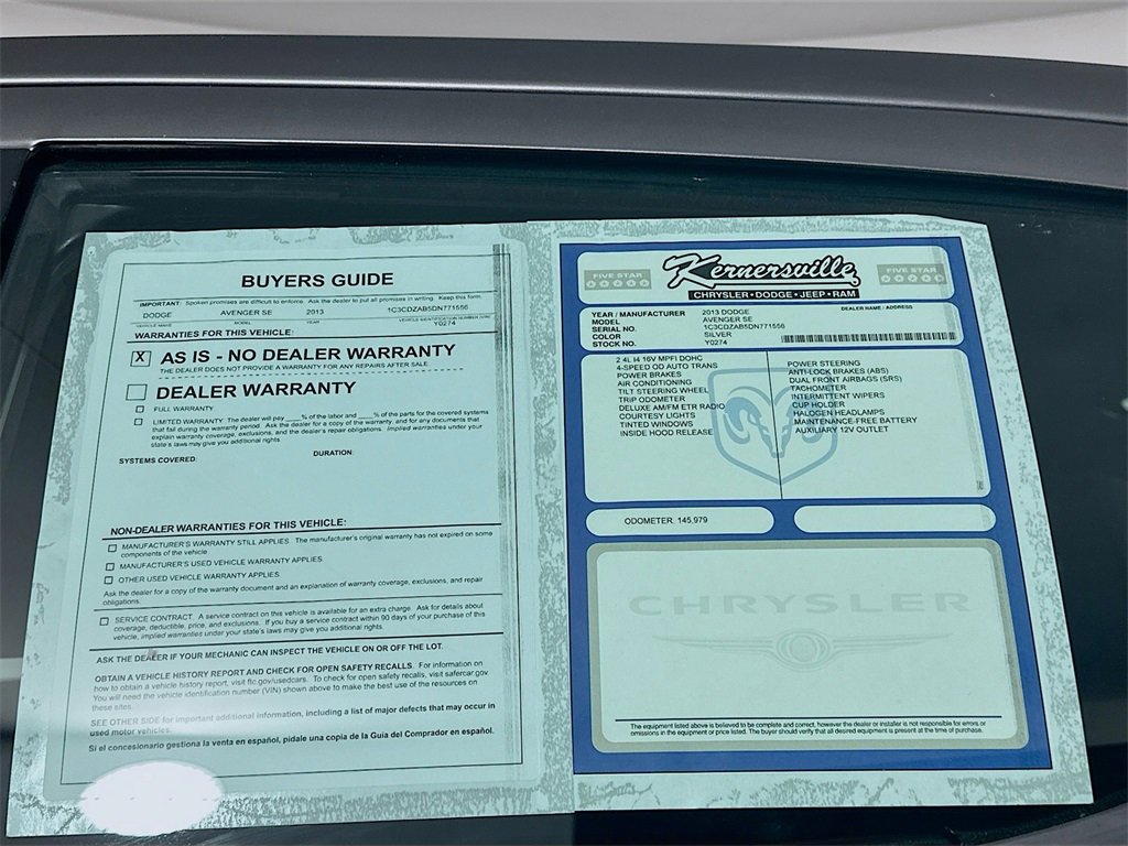 Used 2013 Dodge Avenger SE image 36