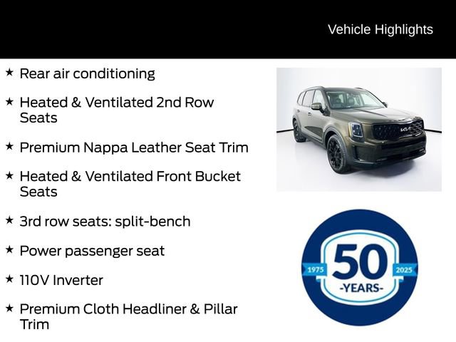 Used 2022 Kia Telluride SX w/ SX Prestige Package image 16