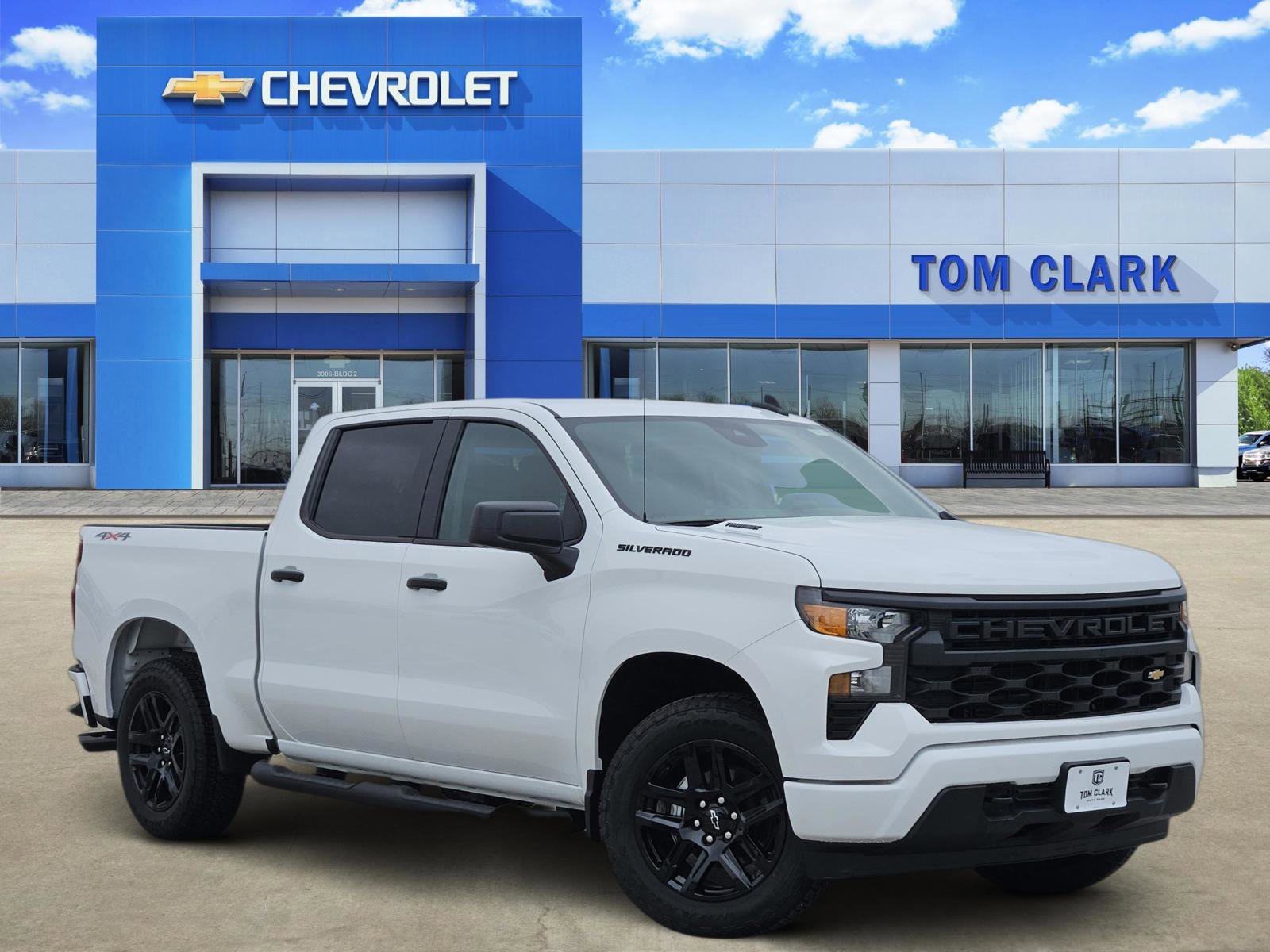 New 2026 Chevrolet Silverado 1500 Custom w/ Turbomax Blackout Package AWD/4WD image 1