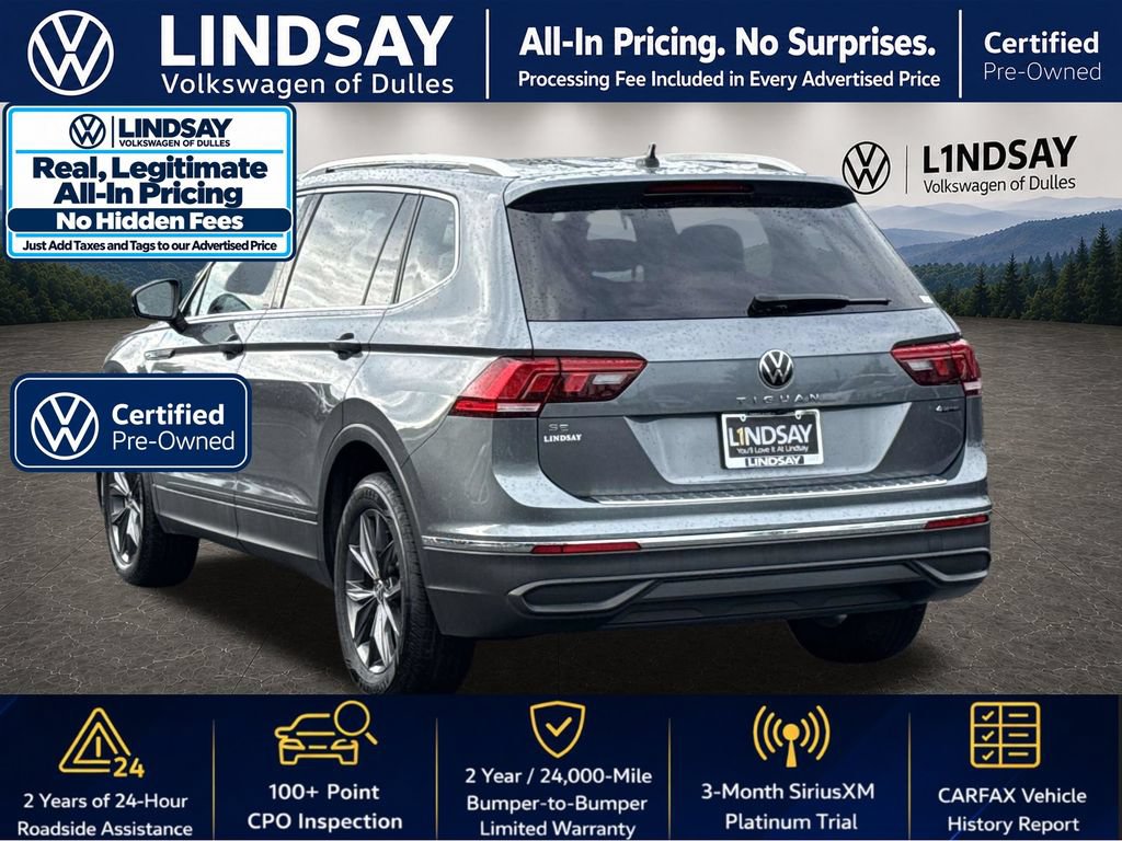 Certified 2023 Volkswagen Tiguan SE w/ Panoramic Sunroof Package AWD/4WD image 5