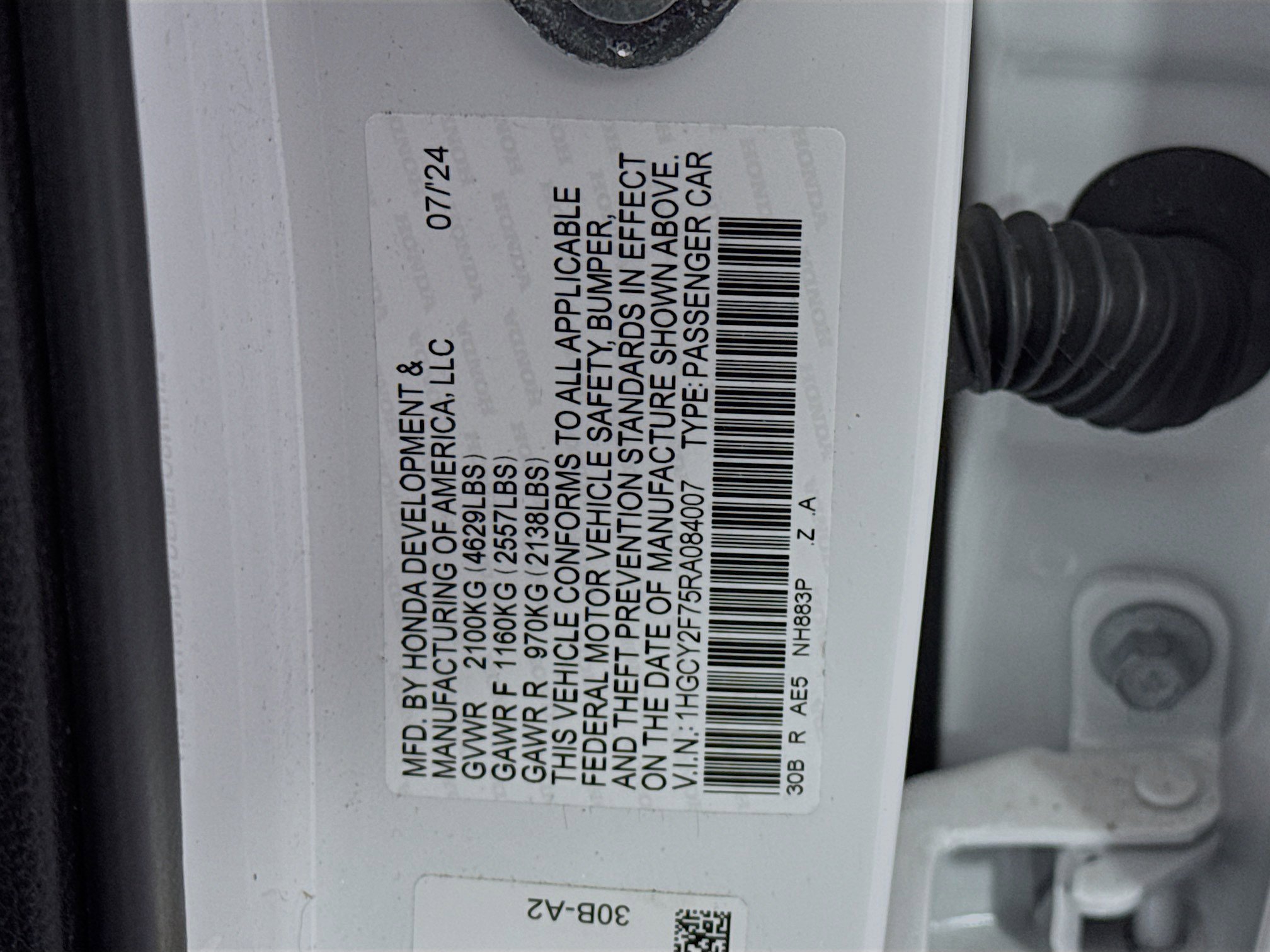 Certified 2024 Honda Accord Sport image 31