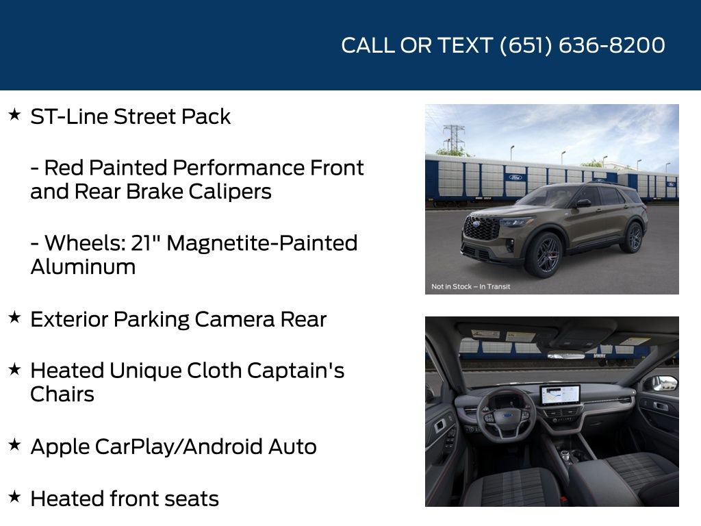 New 2026 Ford Explorer ST-Line w/ ST-Line Street Pack AWD/4WD image 10