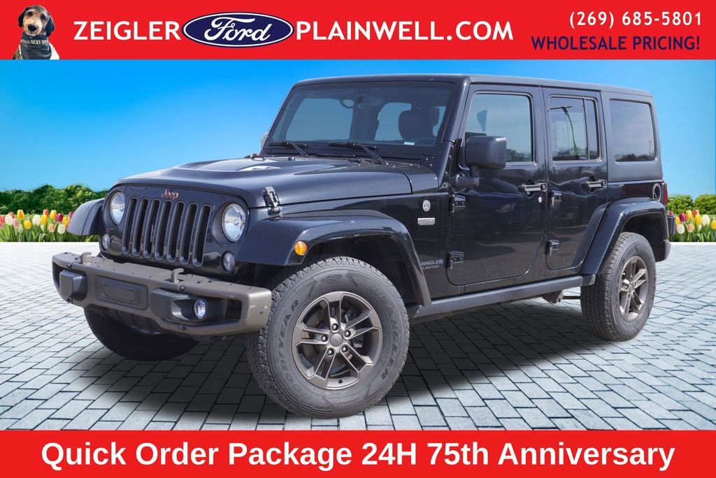Used 2016 Jeep Wrangler Unlimited Sahara AWD/4WD image 1