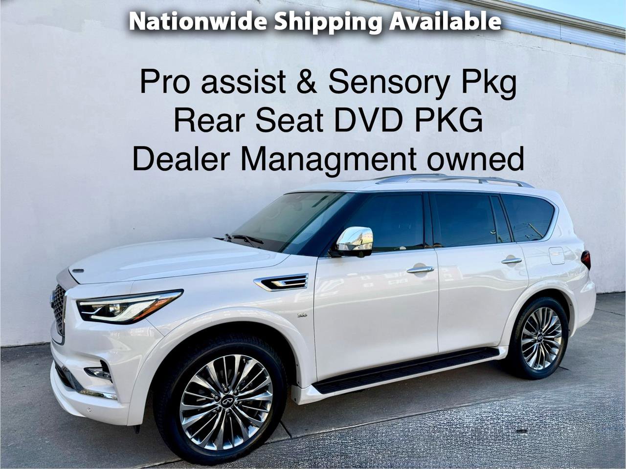 Used 2019 INFINITI QX80 Luxe w/ 22" Wheel Package