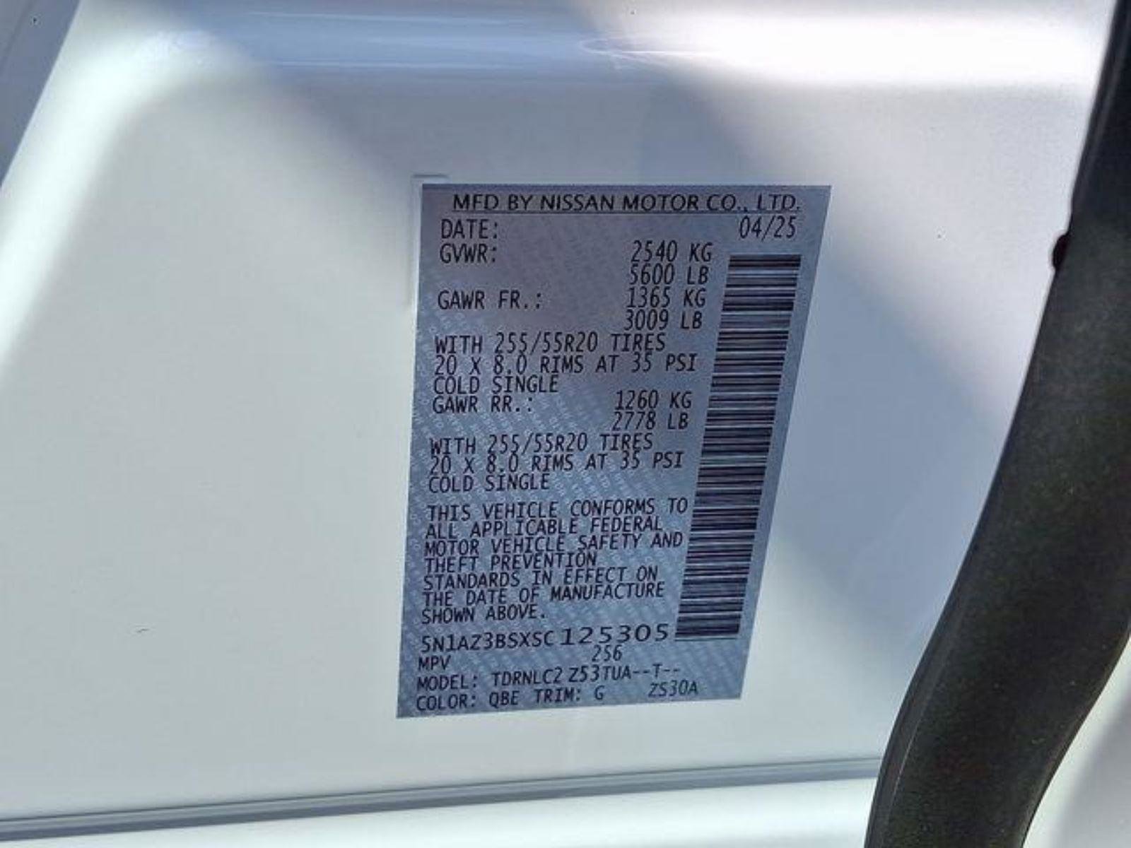 New 2025 Nissan Murano SV AWD/4WD image 17