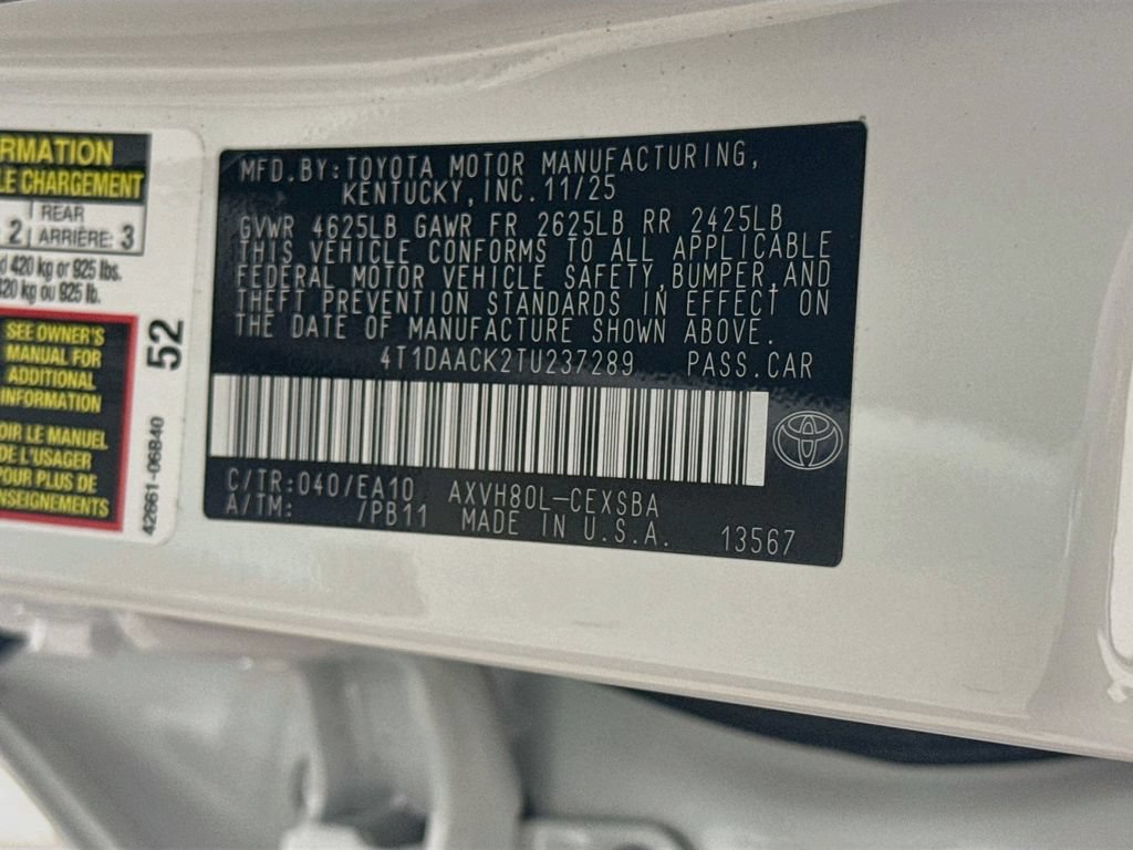 Used 2026 Toyota Camry SE FWD image 29