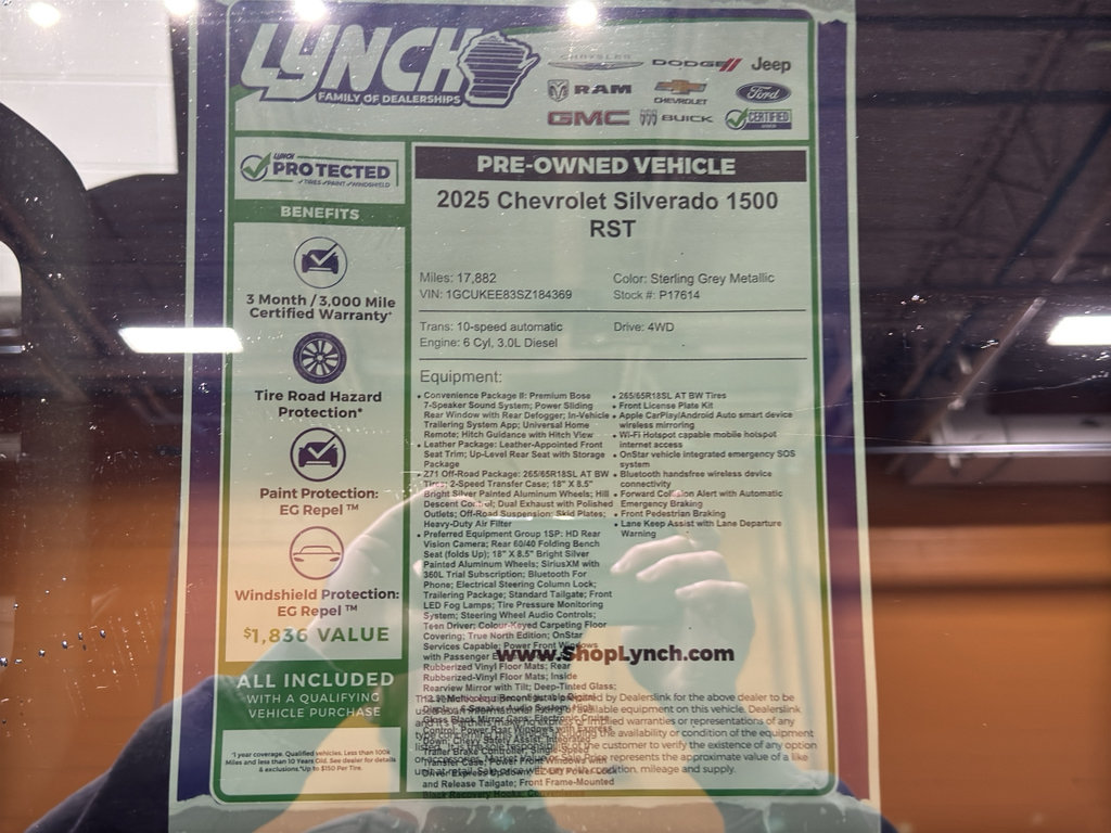 Used 2025 Chevrolet Silverado 1500 RST w/ Convenience Package II AWD/4WD image 44