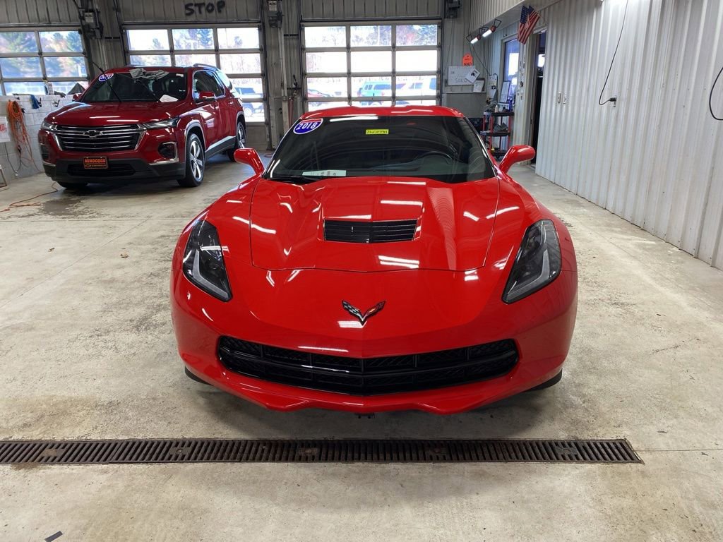 Used 2018 Chevrolet Corvette Stingray Coupe w/ Carbon Flash Badge Package RWD image 5