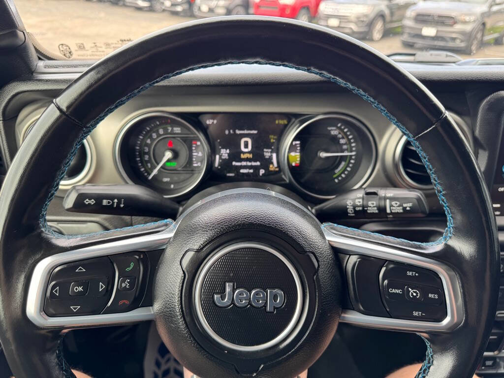 Used 2021 Jeep Wrangler Unlimited Rubicon 4xe w/ Steel Bumper Group image 20