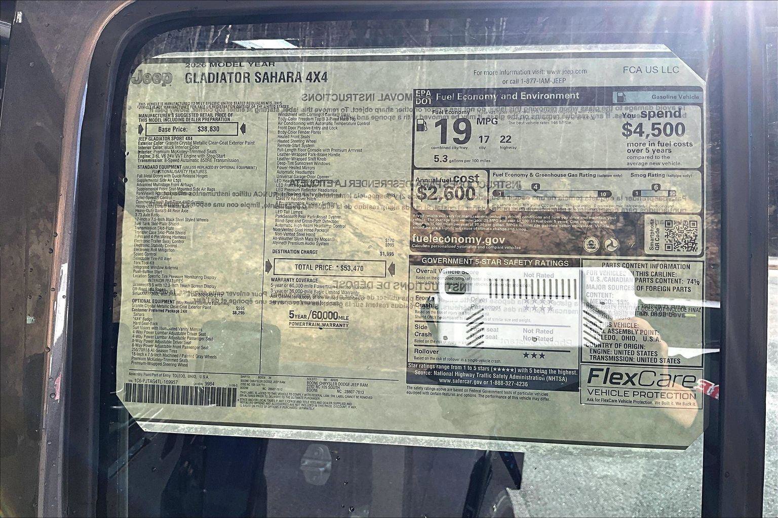 New 2026 Jeep Gladiator Sport image 15