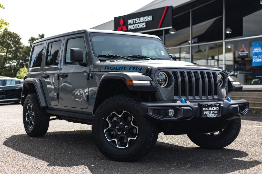 Used 2023 Jeep Wrangler Unlimited Rubicon 4xe w/ Cold Weather Group AWD/4WD image 1